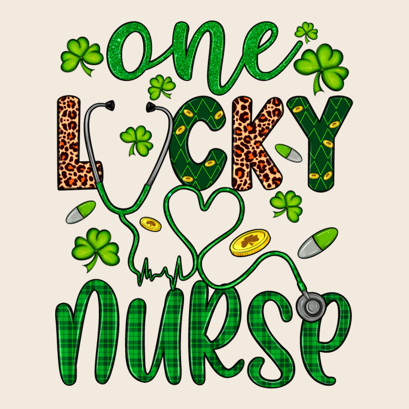 Leopard Glitter One Lucky Nurse Zipper Hoodie by Artiststas | Teevron