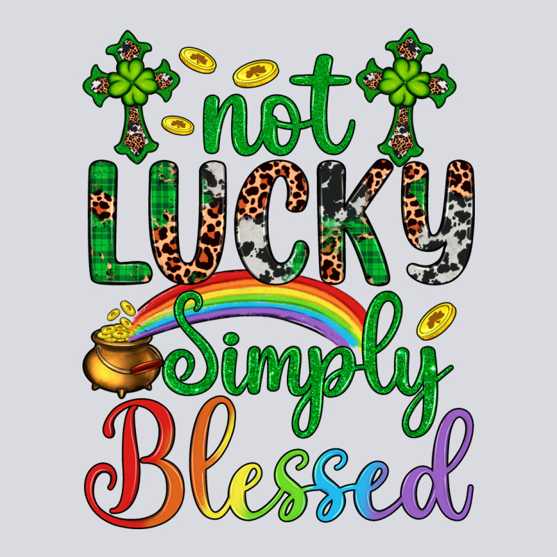 Western St. Patrick's Day Cross Not Lucky Simply Blessed Zipper Hoodie by Artiststas | Teevron