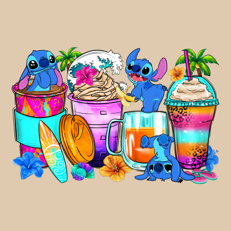 Stitch Summer Coffee Cups Heavyweight Sweatshirt by Zillion Design Studio | Teevron