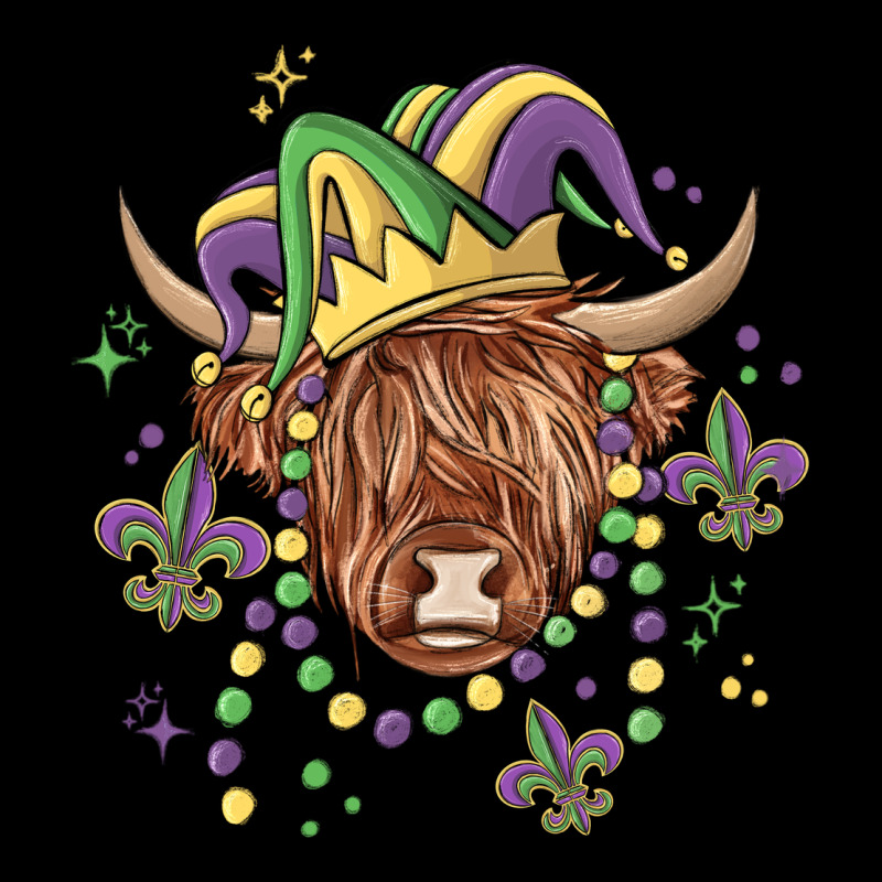 Mardi Gras Cow Premium Sweatshirt by MaliasSmallBusiness | Teevron