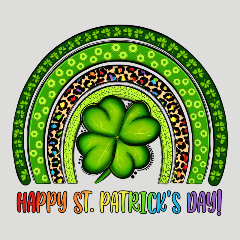 Happy St. Patrick's Day Shamrock Rainbow Zipper Hoodie by Artiststas | Teevron