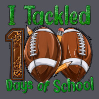I Tackled 100 Days Of School Football Vintage Hoodie | Teevron