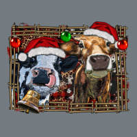 Christmas Heifers With Leopard And Cowhide Background Heavyweight Sweatshirt | Teevron