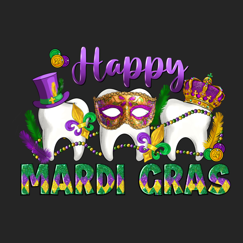 Mardi Gras Celebration With Teeth Premium Hoodie by LillyAllenDesigns | Teevron