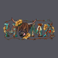 Western Mama With Highland Cow Vintage Hoodie | Teevron