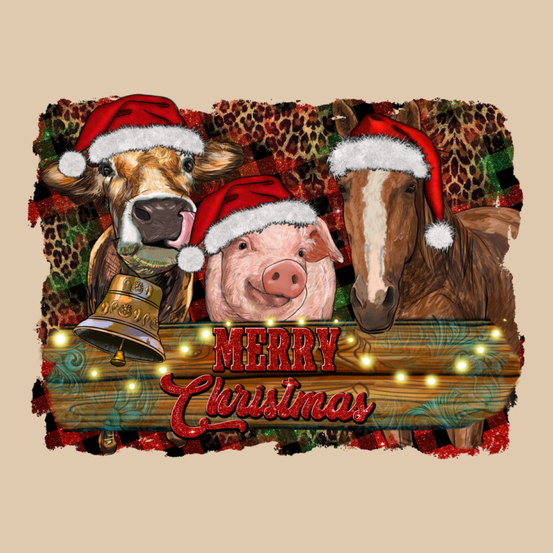 Merry Christmas Farm Animals Heavyweight Sweatshirt by RanaPortraitStore | Teevron