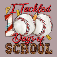 I Tackled 100days Of School Baseball Vintage Hoodie | Teevron