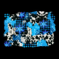 Westerb Cowhide Winter Background Ladies Tee | Teevron