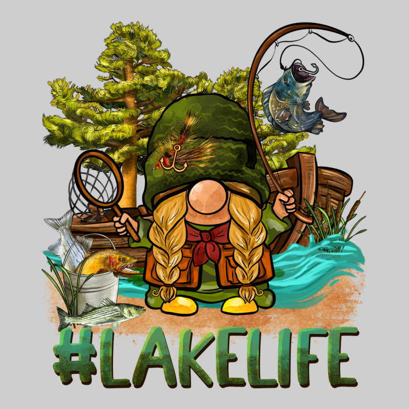 Lake Life Gnome Premium Tee by BarkalooDesign | Teevron