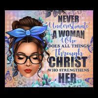 Never Underestimate A Woman Who Does All Things Th Heavyweight Sweatshirt | Teevron