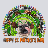 Western Happy St. Patrick's Day Cow Rainbow Zipper Hoodie | Teevron