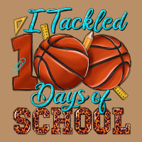 I Tackled 100days Of School Basketball Vintage Hoodie | Teevron
