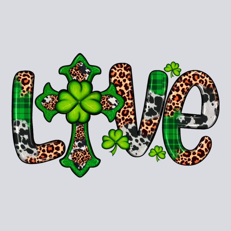 Western St. Patrick's Day Love Cross Zipper Hoodie by Artiststas | Teevron