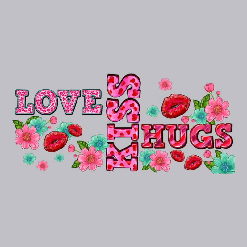 Floral Love And Kiss Long Sleeve Tee by AdoDesignShop | Teevron
