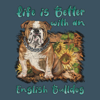 Life Is Better With A English Bulldog Urban Heavy Tee | Teevron