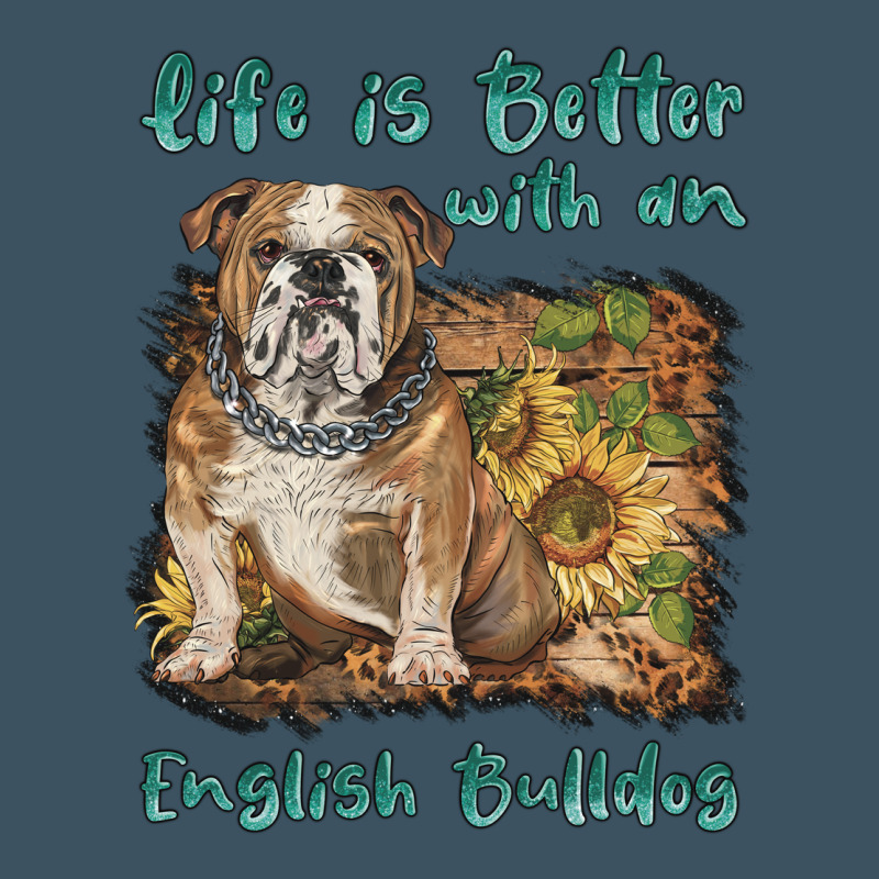 Life Is Better With A English Bulldog Urban Heavy Tee by BarkalooDesign | Teevron