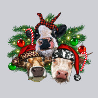 Christmas Cows With Tree Heavyweight Sweatshirt | Teevron