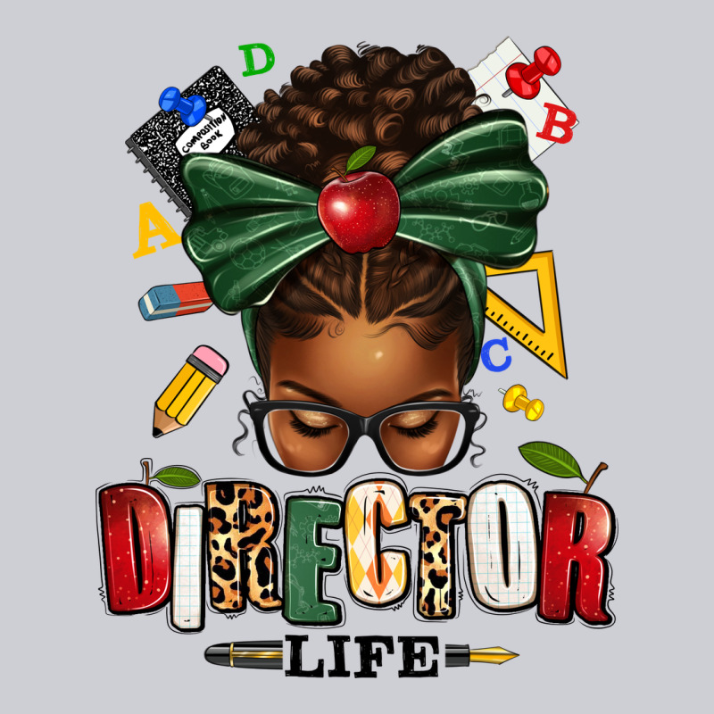 Director Life Afro Messy Bun Heavyweight Sweatshirt by texasbilliewilder | Teevron