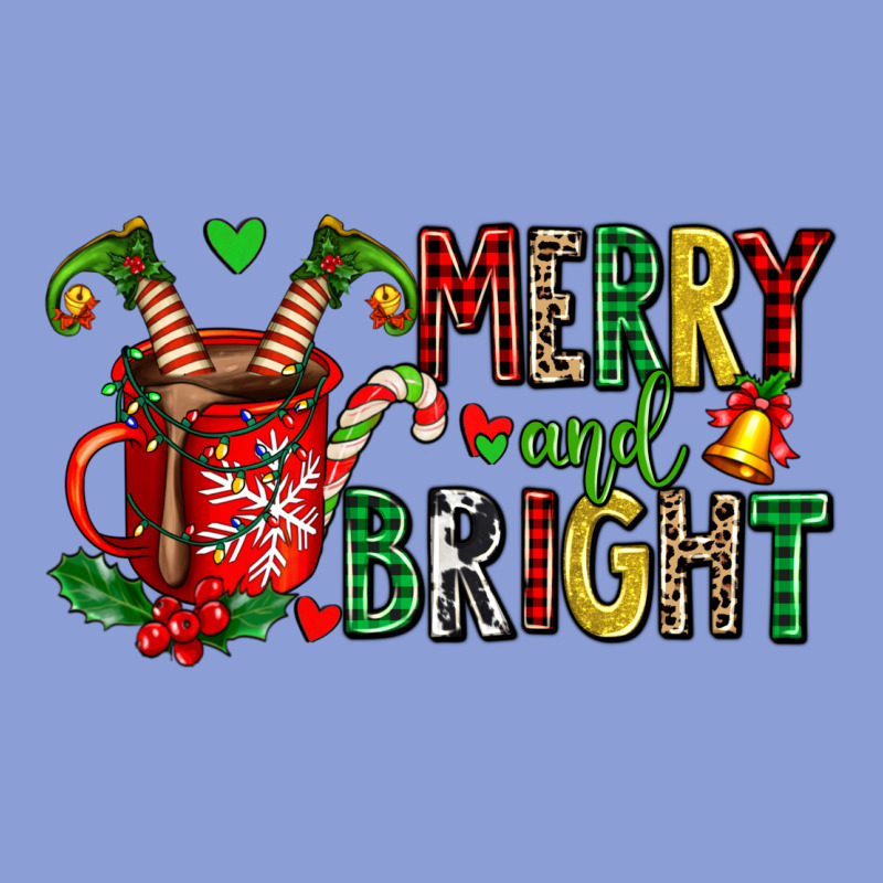 Merry And Bright Long Sleeve Tee by AdoDesignShop | Teevron