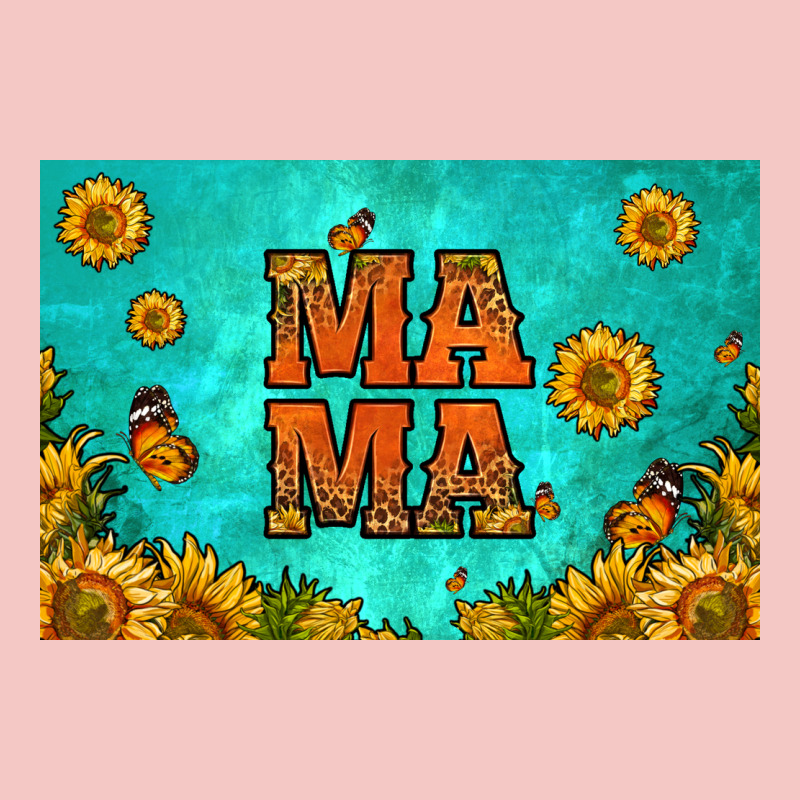 Sunflowers Mama Skinny Metal Can Holder Urban Heavy Tee by HRA Design Shop | Teevron