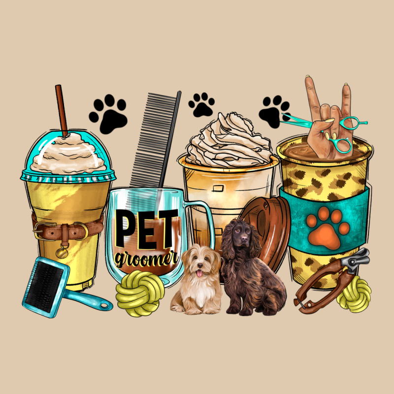Pet Groomer Coffee Cups Heavyweight Sweatshirt by Zillion Design Studio | Teevron