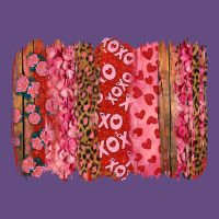 Valentine's Day Xoxo Brushstroke Vintage Hoodie | Teevron