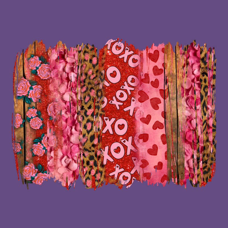 Valentine's Day Xoxo Brushstroke Vintage Hoodie by RanaPortraitStore | Teevron