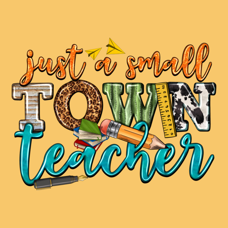 Just A Small Town Teacher Vintage Hoodie by texasbilliewilder | Teevron
