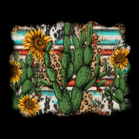 Serape Sunflowers Cactus Zipper Hoodie | Teevron