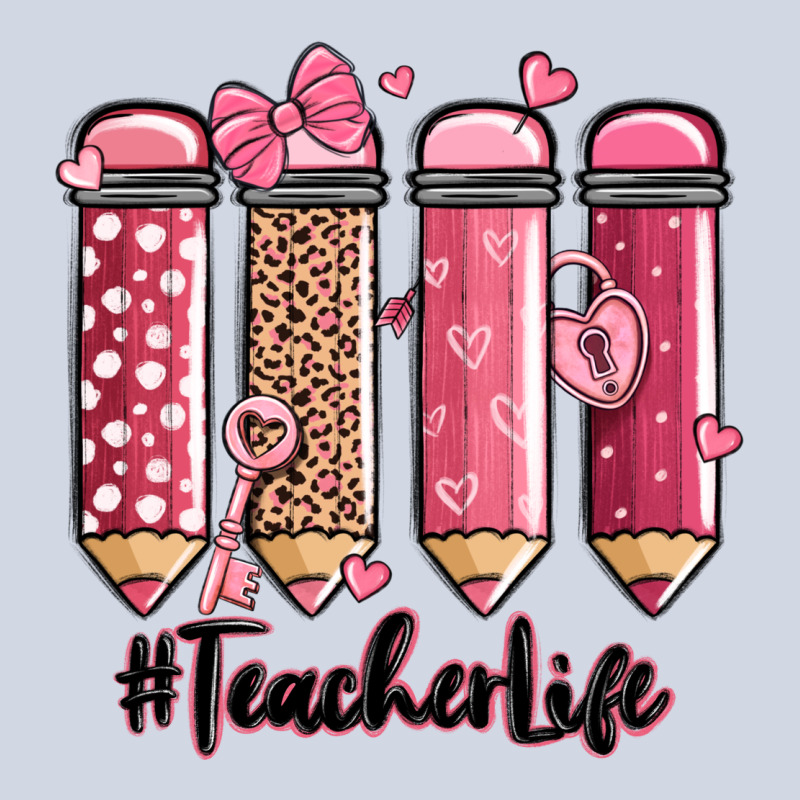 Valentine's Day Teacher Life Pencils Premium Sweatshirt by MaliasSmallBusiness | Teevron