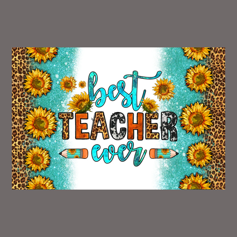 Best Teacher Ever Skinny Metal Can Holder Urban Heavy Tee by HRA Design Shop | Teevron