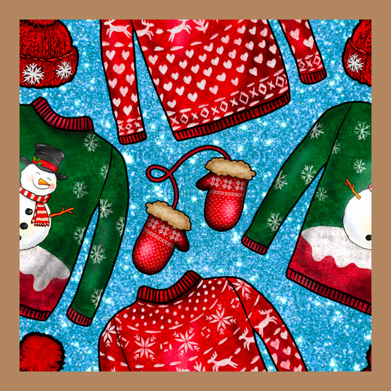 Christmas Clothes Seamless Pattern Long Sleeve Tee by BundleAndBundleShop | Teevron