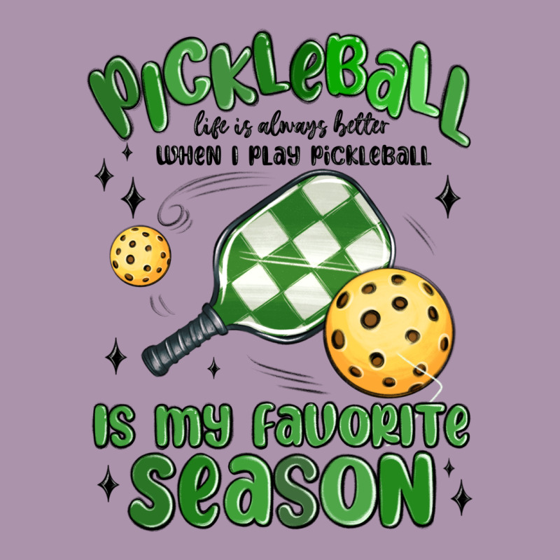 Pickleball Is My Favorite Season Heavyweight Hoodie by MaliasSmallBusiness | Teevron