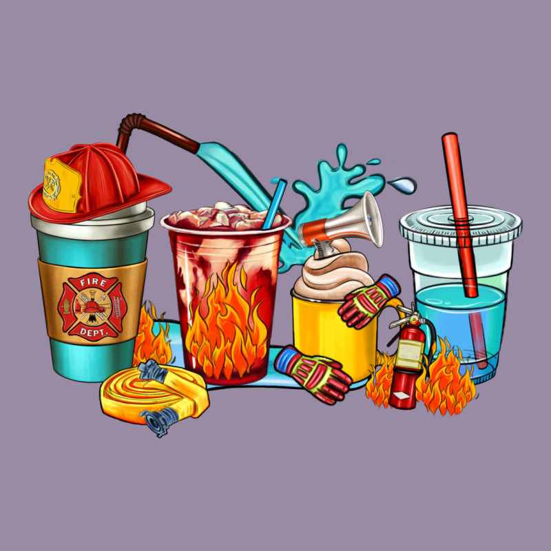 Firefighter Coffee Cups Classic Tee by AdoDesignShop | Teevron