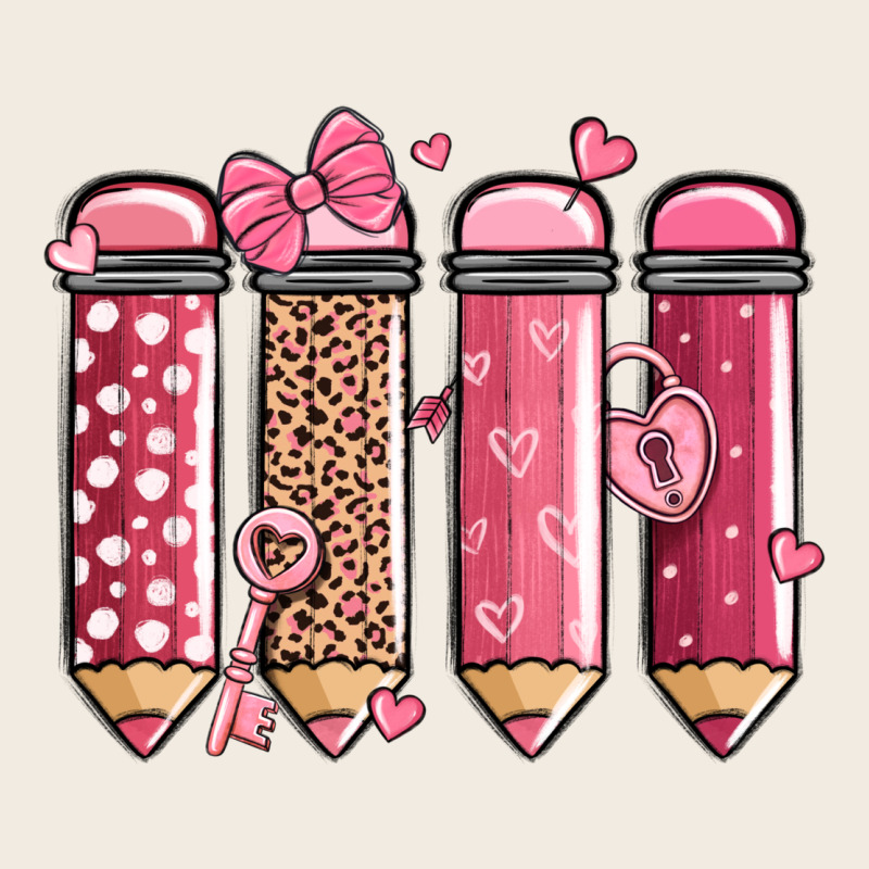Valentine' Day Teacher School Pencils Premium Sweatshirt by MaliasSmallBusiness | Teevron