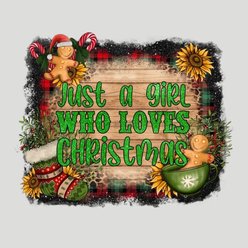 Just A Girl Who Loves Christmas Zipper Hoodie by AdoDesignShop | Teevron