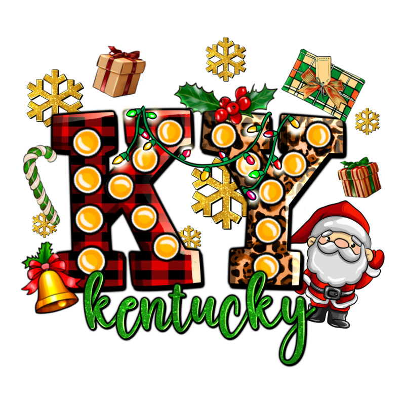 Ky Kentucky Christmas Long Sleeve Tee by AdoDesignShop | Teevron