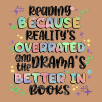 Reading Because Realitys Overrated Heavyweight Hoodie | Teevron