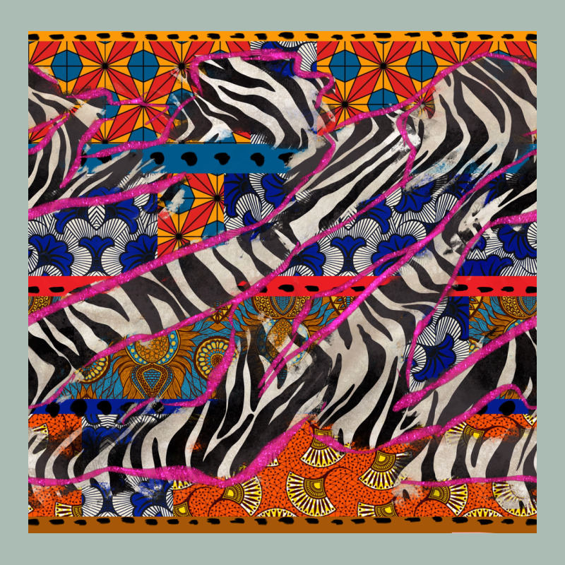 African Ankara Zebra Seamless Pattern Classic Tee by BundleAndBundleShop | Teevron