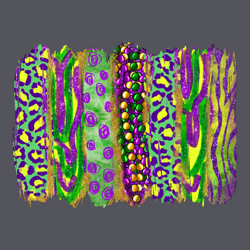 Mardi Gras Brush Stroke Vintage Hoodie by RanaPortraitStore | Teevron