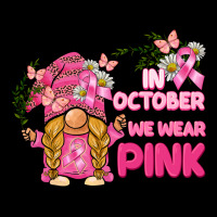 In October We Wear Pink Gnome Premium Tee | Teevron