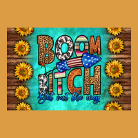 Boom Bitch Get Out The Way Skinny Metal Can Holder Urban Heavy Tee | Teevron