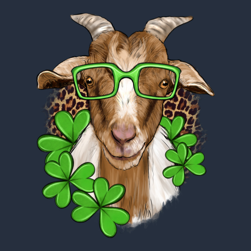 St Patricks Goat With Glasses Zipper Hoodie by Artiststas | Teevron