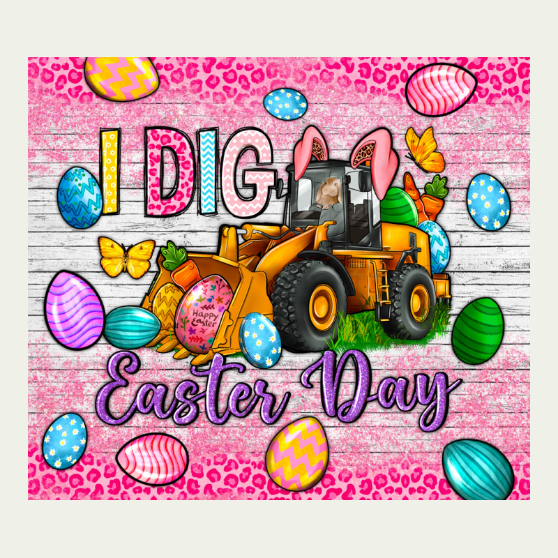 I Dig Easter Day 20oz Tumbler Urban Heavy Tee by Neo Western | Teevron