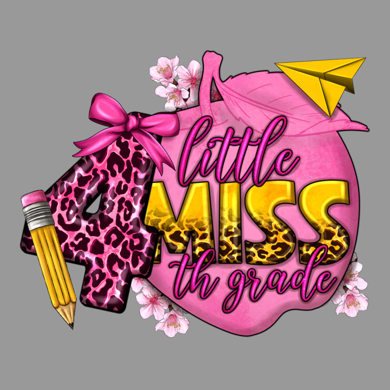 Little Miss 4th Grade Vintage Hoodie by texasbilliewilder | Teevron
