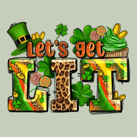 St Patricks Lets Get Lit Ladies Tee | Teevron
