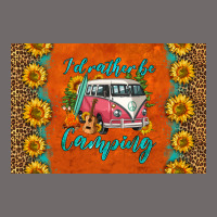I'd Rather Be Camping Skinny Metal Can Holder Urban Heavy Tee | Teevron
