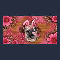 Easter Heifer With Bunny Ears And Glasses License Plate Zipper Hoodie | Teevron