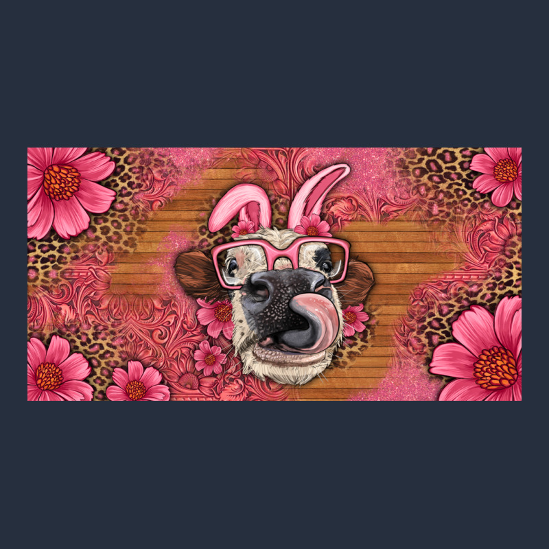 Easter Heifer With Bunny Ears And Glasses License Plate Zipper Hoodie by Artiststas | Teevron