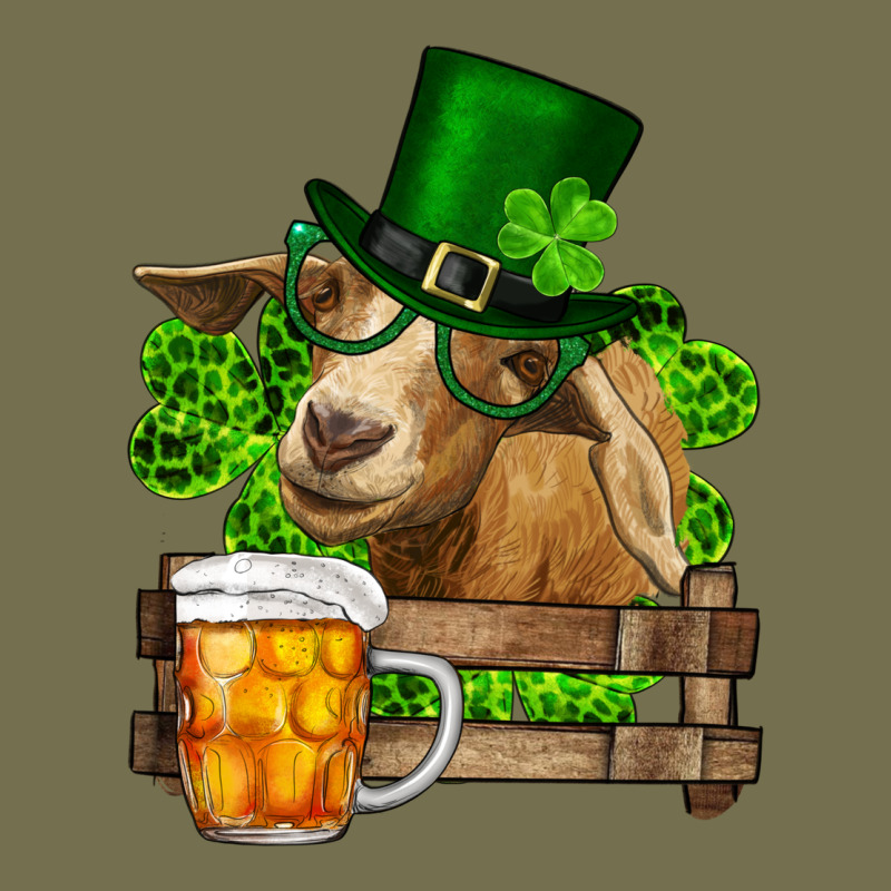 St. Patrick's Day Goat And Beer Vintage Hoodie by RanaPortraitStore | Teevron